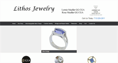Desktop Screenshot of lithosjewelry.com